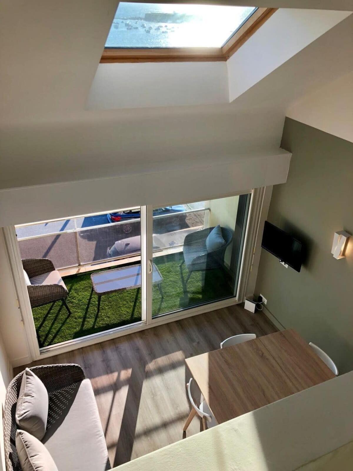 Magnifique duplex super cosy Vue mer 180 Ploemeur Extérieur photo