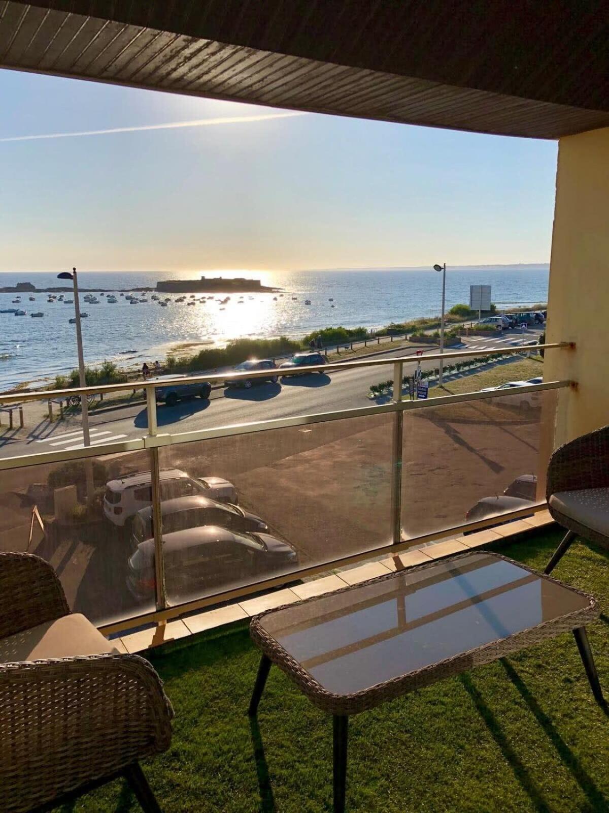 Magnifique duplex super cosy Vue mer 180 Ploemeur Extérieur photo