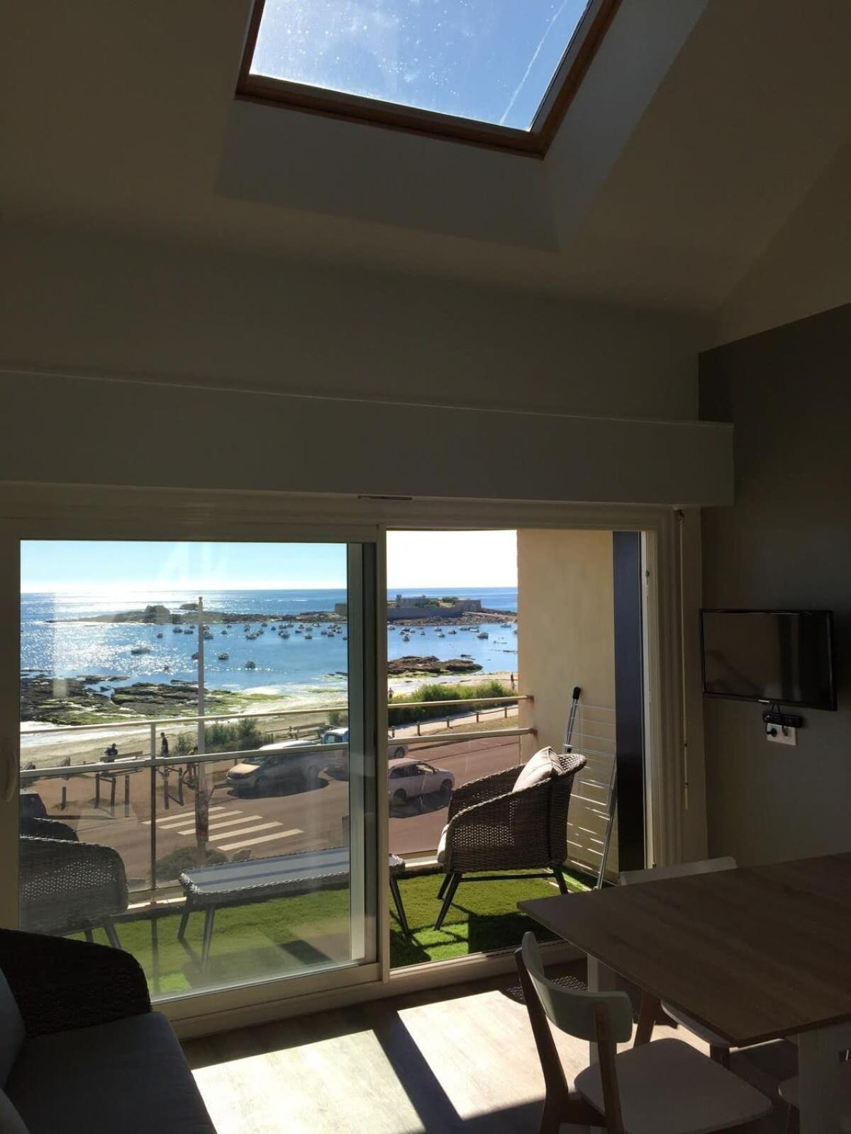 Magnifique duplex super cosy Vue mer 180 Ploemeur Extérieur photo